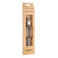 Tactical 829 Loop Magnetický Kovový Remienok pre Xiaomi Mi Band 7 Silver