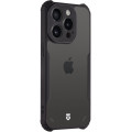 Tactical Quantum Stealth Kryt pre Apple iPhone 15 Pro Clear/Black 