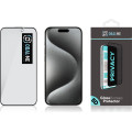 OBAL:ME Privacy 5D Tvrdené Sklo pre Apple iPhone 15 Pro Black