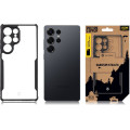 Tactical Quantum Stealth Kryt pre Samsung Galaxy S25 Ultra Clear/Black