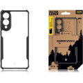 Tactical Quantum Stealth Kryt pre Samsung Galaxy S25 Edge Clear/Black