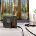 OBAL:ME Terminal GaN Stolná nabíjačka 4C2A 100W Black