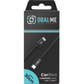 OBAL:ME CarShot USB-C/USB-C kábel 30cm Black