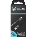 OBAL:ME Super Fast USB-C/USB-C Pletený kábel 60W 1m Black