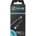 OBAL:ME Super Fast USB-C/USB-C Pletený kábel 100W 2m Black