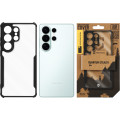 Tactical Quantum Stealth Kryt pre Samsung Galaxy S26 Ultra Clear/Black