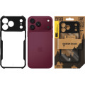 Tactical Quantum Stealth Kryt pre Apple iPhone 17 Pro Max / iPhone 18 Pro Max Clear/Black