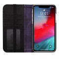 Decoded Leather Wallet Case for iPhone Xr Black