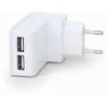 ENERGENIE EG-U2C2A-02-W Energenie univerzálna USB nabíjačka 2.1A, biela