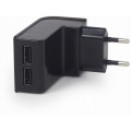 ENERGENIE EG-U2C2A-02 Energenie univerzálna USB nabíjačka 2.1A, čierna