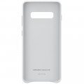 Samsung Kožený Kryt White pre Galaxy S10+