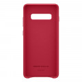 Samsung Kožený Kryt Red pre Galaxy S10+
