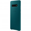Samsung Kožený Kryt Green pre Galaxy S10+ (EU Blister)