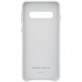 Samsung Kožený Kryt White pre Galaxy S10 (EU Blister)