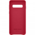 Samsung Kožený Kryt Red pre Galaxy S10 (EU Blister)