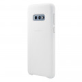 Samsung Kožený Kryt White pre Galaxy S10e (EU Blister)