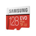 Samsung EVO Plus microSDXC UHS-I Class 10 U3 card 128GB + Adaptér