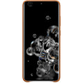 Samsung Kožený Kryt pre Galaxy S20 Ultra 5G Brown