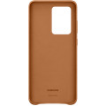 Samsung Kožený Kryt pre Galaxy S20 Ultra 5G Brown
