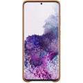 Samsung Kožený Kryt pre Galaxy S20+ Brown