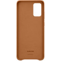Samsung Kožený Kryt pre Galaxy S20+ Brown