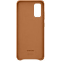 Samsung Kožený Kryt pre Galaxy S20 Brown