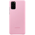 Samsung Clear S-View Puzdro pre Galaxy S20+ Pink