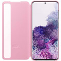 Samsung Clear S-View Puzdro pre Galaxy S20+ Pink