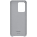 Samsung Kožený Kryt pre Galaxy S20 Ultra 5G Silver