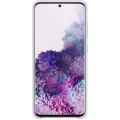Samsung Kožený Kryt pre Galaxy S20+ Silver