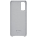 Samsung Kožený Kryt pre Galaxy S20+ Silver
