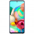 Samsung Silikónový Kryt pre Galaxy A71 Silver