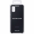 Samsung Silikónový Kryt pre Galaxy A41 Black