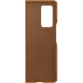 Samsung Kožený Kryt pre Galaxy Z Fold2 Brown