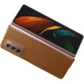 Samsung Kožený Kryt pre Galaxy Z Fold2 Brown