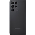 Samsung Clear View Cover pre Galaxy S21 Ultra 5G Black
