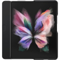 Samsung Kožený Flip Kryt pre Galaxy Z Fold3 5G Black