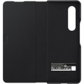 Samsung Kožený Flip Kryt pre Galaxy Z Fold3 5G Black