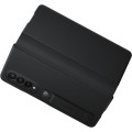 Samsung Kožený Flip Kryt pre Galaxy Z Fold3 5G Black
