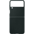 Samsung Kožený Kryt pre Galaxy Z Flip3 5G Green