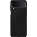 Samsung Kožený Kryt pre Galaxy Z Flip3 5G Black