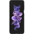 Samsung Kožený Kryt pre Galaxy Z Flip3 5G Black