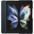 Samsung Kožený Flip Kryt pre Galaxy Z Fold3 5G Green