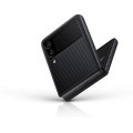 Samsung Aramidový Kryt pre Galaxy Z Flip3 5G Black