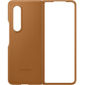 Samsung Kožený Kryt pre Galaxy Z Fold3 5G Camel