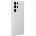 Samsung Kožený Kryt pre Galaxy S22 Ultra Light Gray