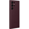 Samsung Kožený Kryt pre Galaxy S22 Ultra Burgundy