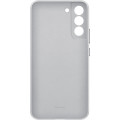 Samsung Kožený Kryt pre Galaxy S22+ Light Gray