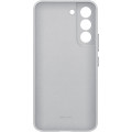 Samsung Kožený Kryt pre Galaxy S22 Light Gray