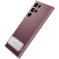 Samsung Clear Standing Kryt pre Galaxy S22 Ultra Transparent